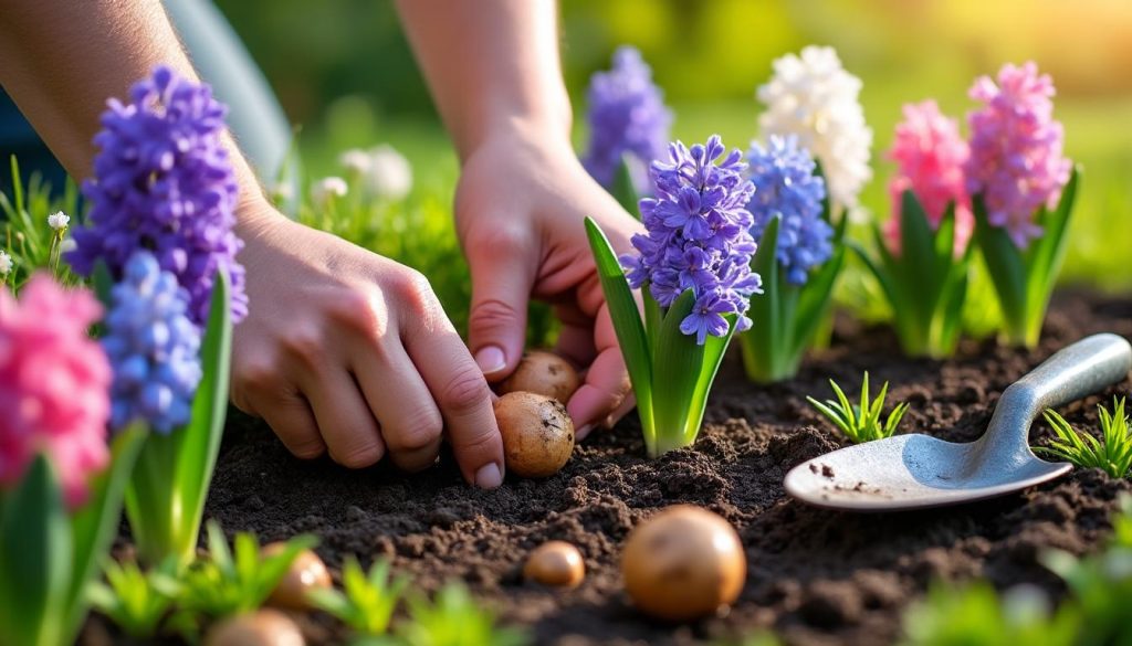 erfahren sie, wie sie hyazinthen richtig pflanzen und pflegen, um im frühling leuchtende und duftende blumen in ihrem garten zu genießen.